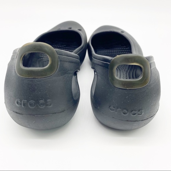 Crocs Kelli Ballet Flats Black Size 8 - Picture 3 of 9